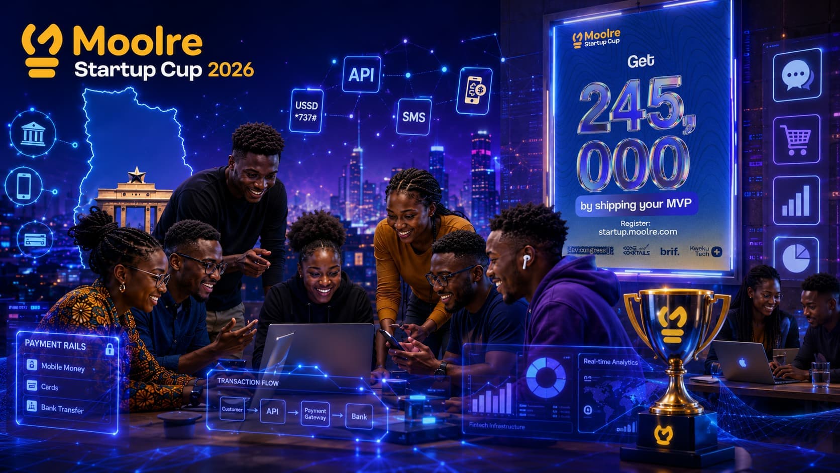 Moolre Launches Startup Cup 2026 To Champion Ghana's Next Generation Of Digital Builders.